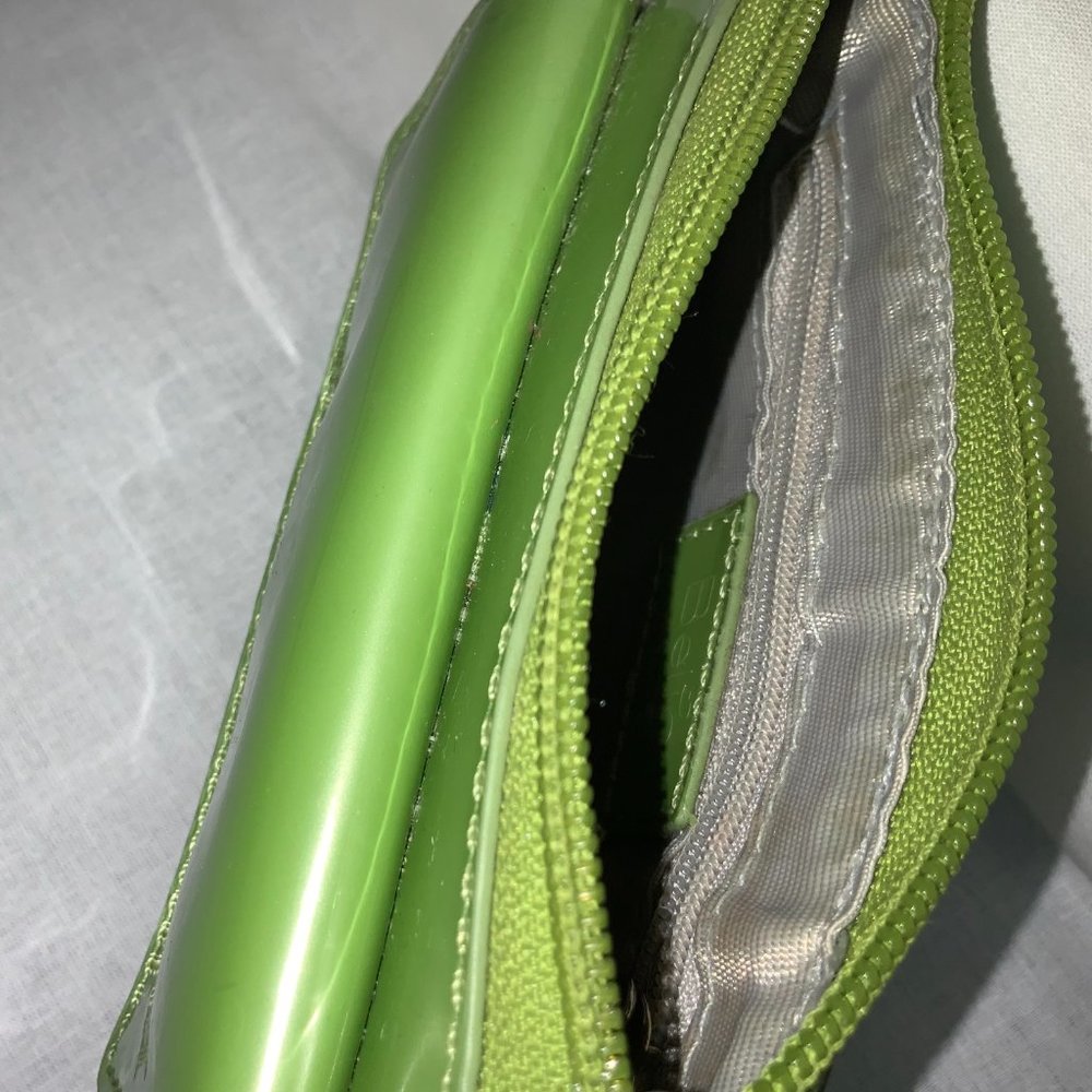 Beijo Crossbody Apple Green Mini Purse with 54" Strap 7" x 4" x 1 1/2" - Picture 5 of 5